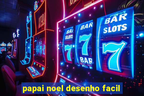 papai noel desenho facil